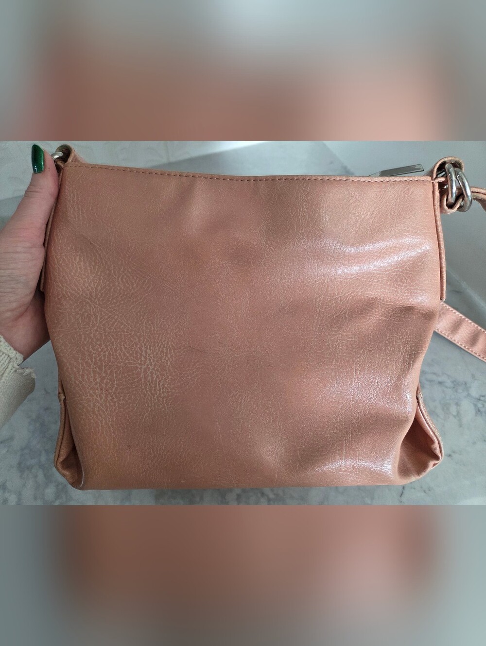 Matt & Nat Leather Crossbody Bag and Wallet Set - Pink - Picture 4 of 14
